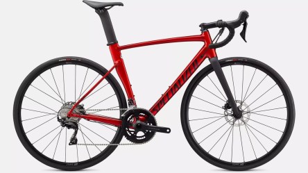 SPECIALIZED_ALLEZ_SPRINT_COMP_DISC_GLOSS_BRUSHED_ALUMINUM_WITH_RED_CANDY_TINT_SATIN_BLACK_2023